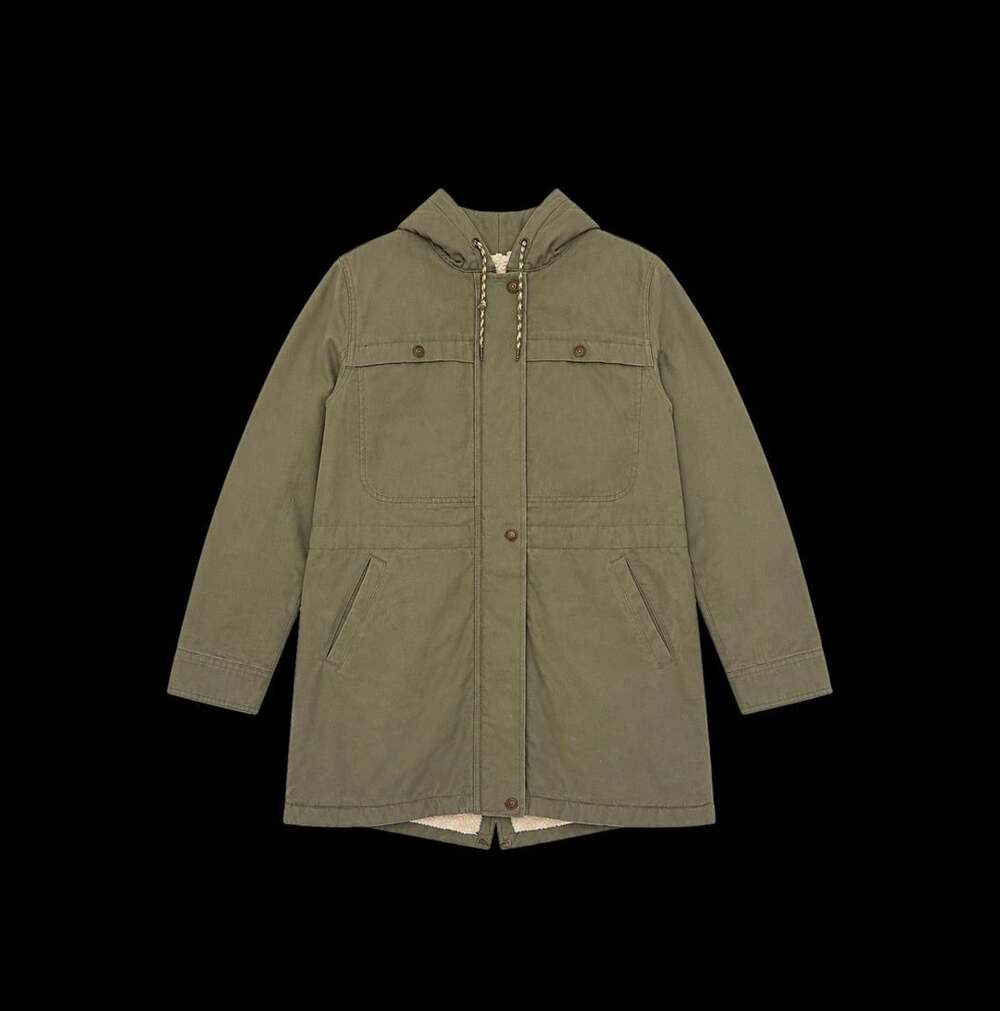 Patagonia Women's Prairie Dawn Parka Hooded Fleece Lined Jacket